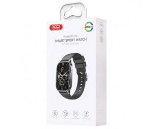 Smartwatch XO J10 Call, AMOLED 2.01", NFC, IP67 - Negru