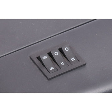 Soba Floria ZLN-8465, gaz GPL si electrica, aprindere piezo, demontabila, negru