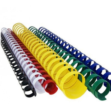 Inele plastic pentru indosariere Office Cover, 25mm, negru