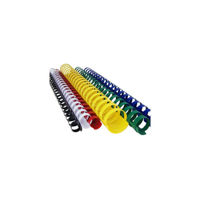 Inele plastic pentru indosariere Office Cover, 6mm, negru