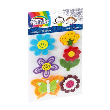 Accesorii creatie - fetru, sticker, diverse modele, set 6 buc, Fiorello, GR-NP332 / 170-2390