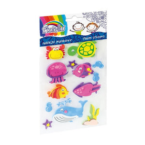 Abtibilduri - animale marine, 16-70mm, gumat, set 13 buc, Fiorello, GR-NP299 / 170-2389