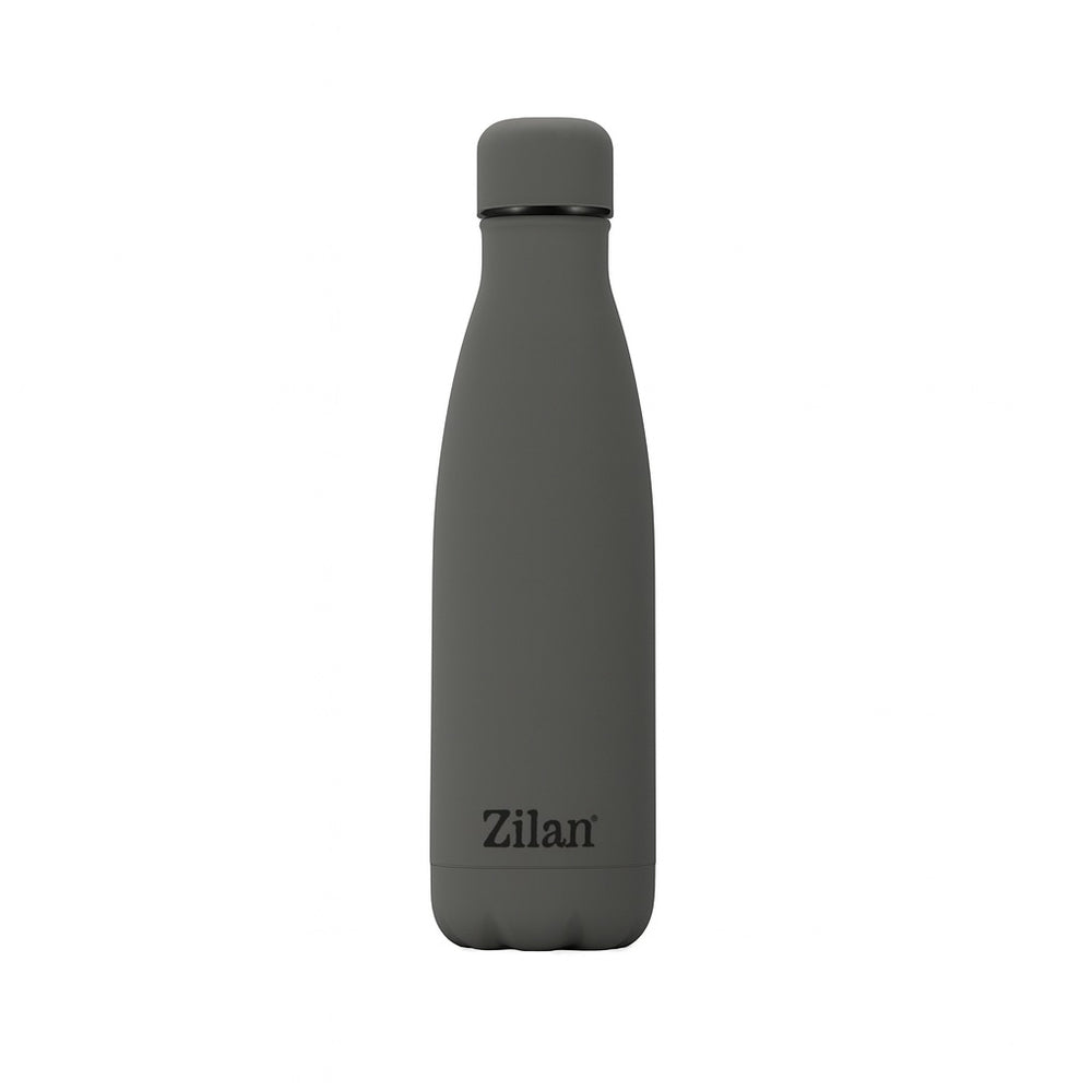 Sticla termos ZILAN, 500ml, inox SUS304, mentine 24h rece / 18h cald, ZLN0822, gri