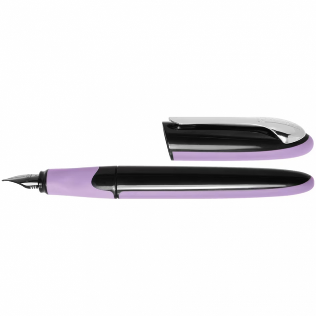 Stilou Online Air 20054/3D, penita iridium M, alimentare rezerve, grip ergonomic, corp plastic lila