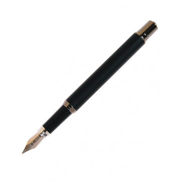 Stilou Cresco EXCLUSIVE S 830140, penita iridium, alimentare rezerve, corp metalic negru