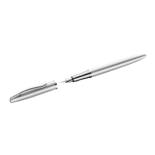 Stilou Pelikan Jazz Noble Elegance 821735, varf M, corp metalic, Silver