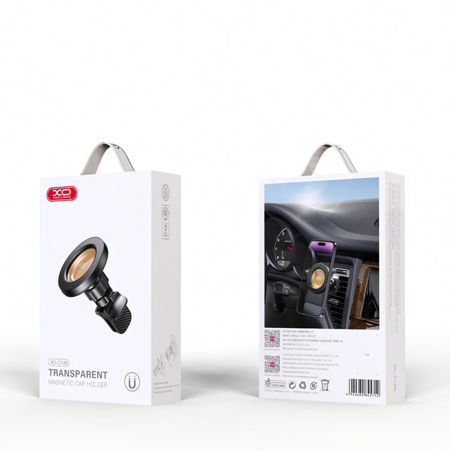 Suport Auto XO C129, Magnetic, Montaj Ventilatie, MagRing, MultiAngle - Negru
