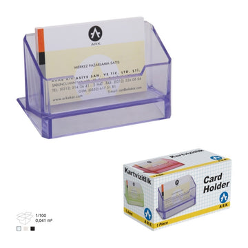 Suport carti de vizita ARK 1384, plastic transparent
