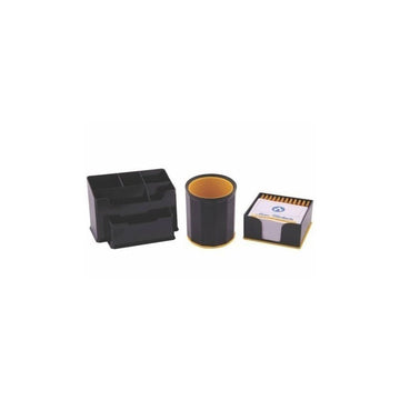 Set birou Ark 1194, 3 piese, plastic, negru