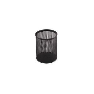 Suport instrumente de scris Office Cover 802, cilindric, plasa metalica, negru