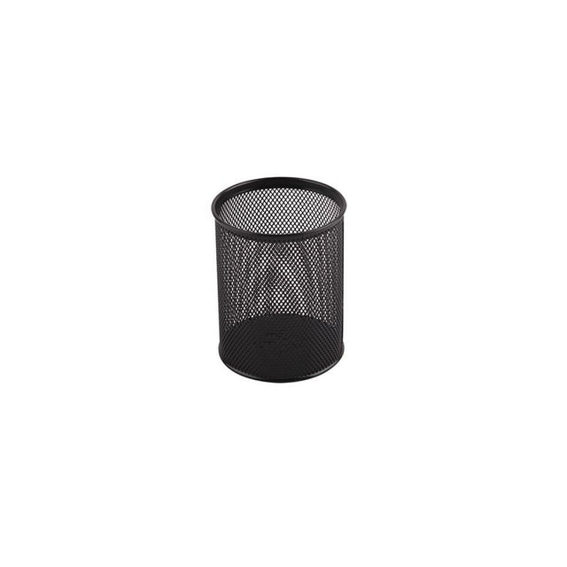 Suport instrumente de scris Office Cover 802, cilindric, plasa metalica, negru