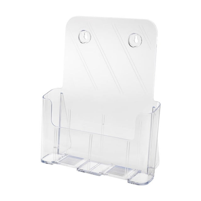 Suport plastic Deflecto, RI98231, A4, 1 compartiment, pentru cataloage, reviste