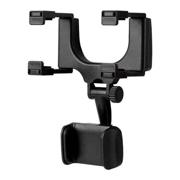 Suport Auto XO C70, cu Cleme Laterale, Montaj Oglinda Retrovizoare, MultiAngle - Negru