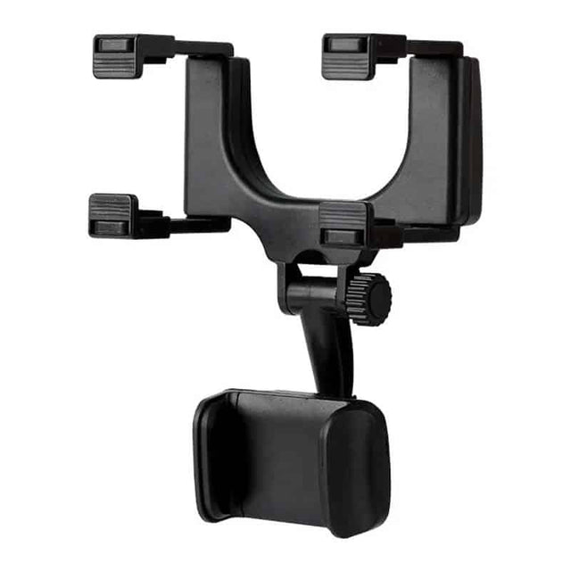 Suport Auto XO C70, cu Cleme Laterale, Montaj Oglinda Retrovizoare, MultiAngle - Negru