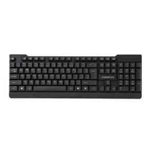 Tastatura Omega Ergonomic OK055B, USB, design modern, cablu 1.5m, negru