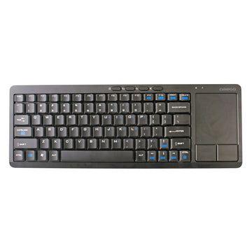 Tastatura wireless Omega Smart TV OKB004B, cu touch pad, negru