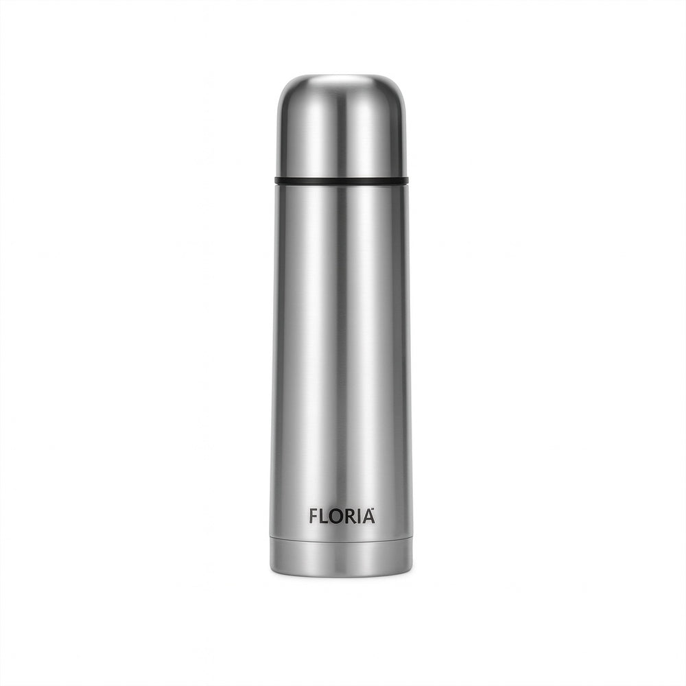 Termos FLORIA, 500ml, inox SUS304, pereti triplii, mentine 24h rece / 18h cald, ZLN0712, argintiu