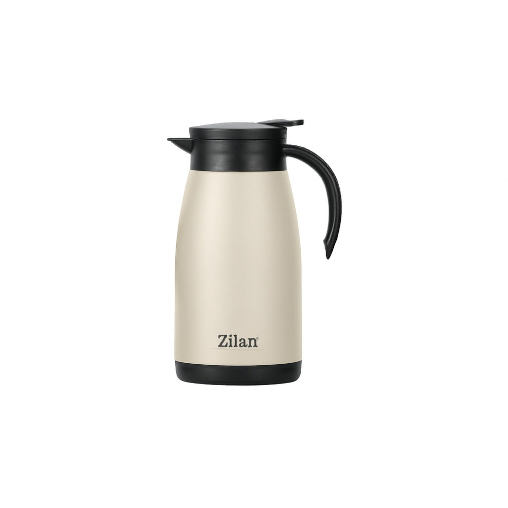 Termos Zilan, 1.5L, otel inoxidabil SUS304, izolare termica 18/24h, ZLN0783, crem