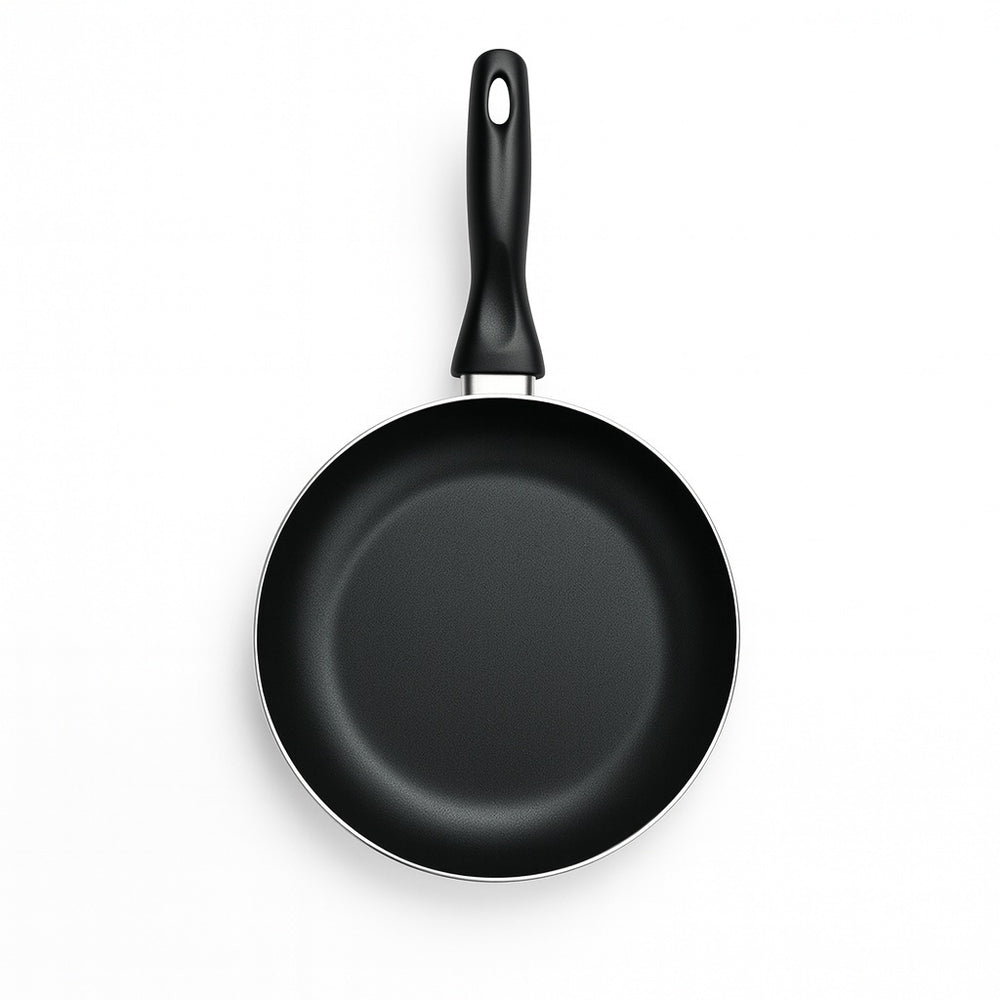 Tigaie universala FLORIA, 20cm, aluminiu 2 straturi Non Stick, maner bachelita, ZLN1890, gri