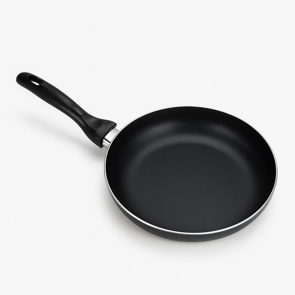Tigaie universala FLORIA, 24cm, aluminiu 2 straturi Non Stick, maner bachelita, ZLN1913, gri