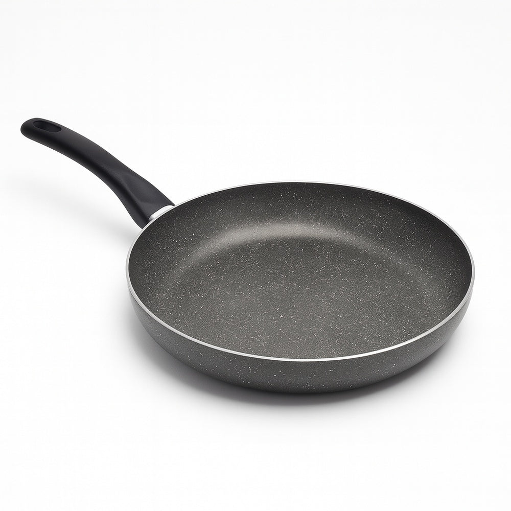 Tigaie universala ZILAN, 22cm, aluminiu interior granit non-stick, maner bachelita, ZLN1945, gri
