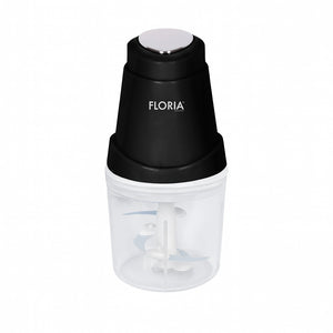 Tocator legume-fructe Floria ZLN2570 – 250W, 0.6L, lame inox, vas fără fir, rotire 360°, negru