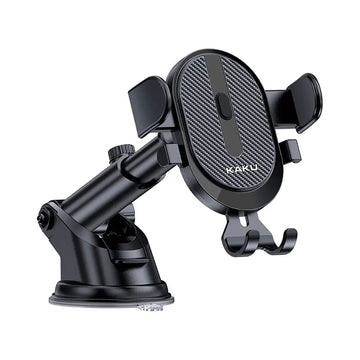 Suport Auto Kaku KSC-468, cu Cleme Laterale, Montaj Bord, MultiAngle, Brat Ajustabil - Negru