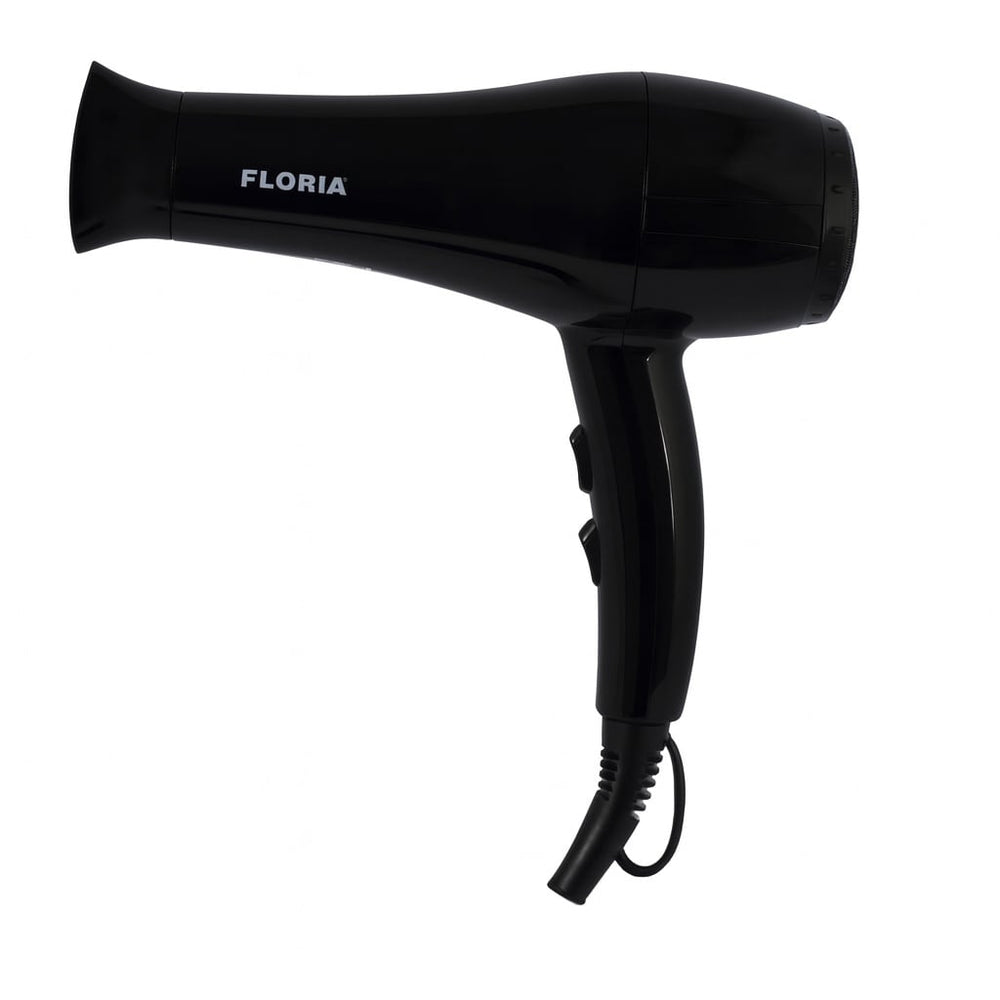 Uscator de par Floria ZLN8983, 1800W, 3 trepte temperatura, 2 trepte viteza, jet aer rece, grila ceramica cu ioni, concentrator, negru