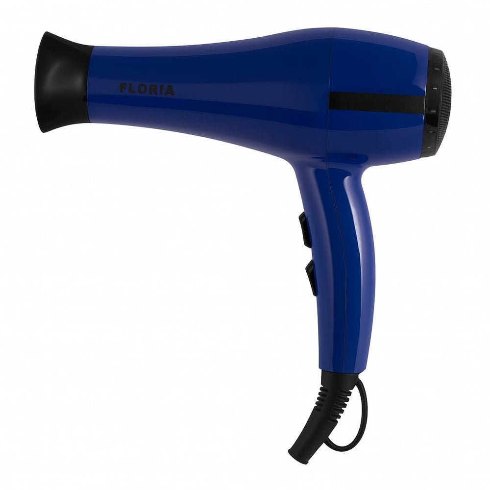Uscator de par Floria ZLN8985, 1800W, 3 trepte temperatura, 2 trepte viteza, jet aer rece, concentrator, albastru