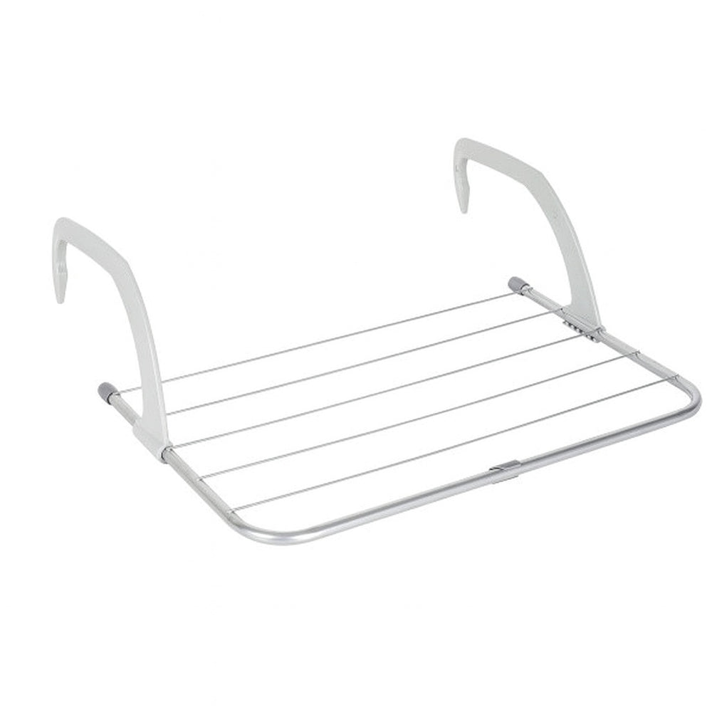 Uscator rufe portabil ZILAN, cadru metalic, suprafata 3m, retractabil, ZLN8952, alb