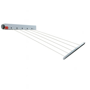 Uscator de Rufe cu Sfoara Floria ZLN1527, 20m, Plastic si Metal, Pliabil - Alb