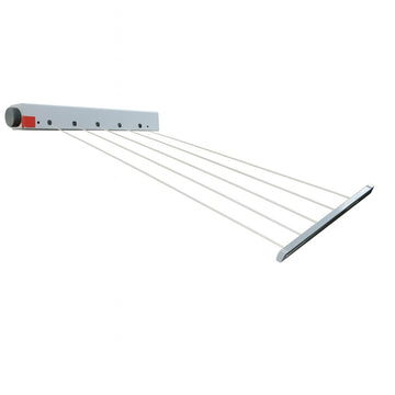 Uscator de Rufe cu Sfoara Floria ZLN1527, 20m, Plastic si Metal, Pliabil - Alb