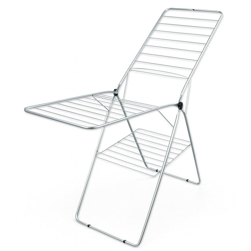 Uscator rufe ZILAN ROSSA, 14m, metal, pliabil, ZLN7757, argintiu