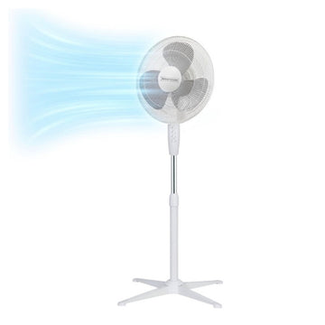 Ventilator 16 cu picior Royalty Line, 45W, 3 viteze, stanga/dreapta, baza 60x60, h 120cm, gri