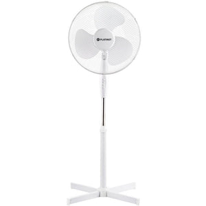 Ventilator 16 cu picior Platinet PSF1616W, 40W, 3 viteze, stanga/dreapta, baza 50x50, h 120cm, alb