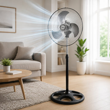 Ventilator 3 in 1 Zilan ZLN3840, 55W, reglabil, circulatie eficienta a aerului, negru