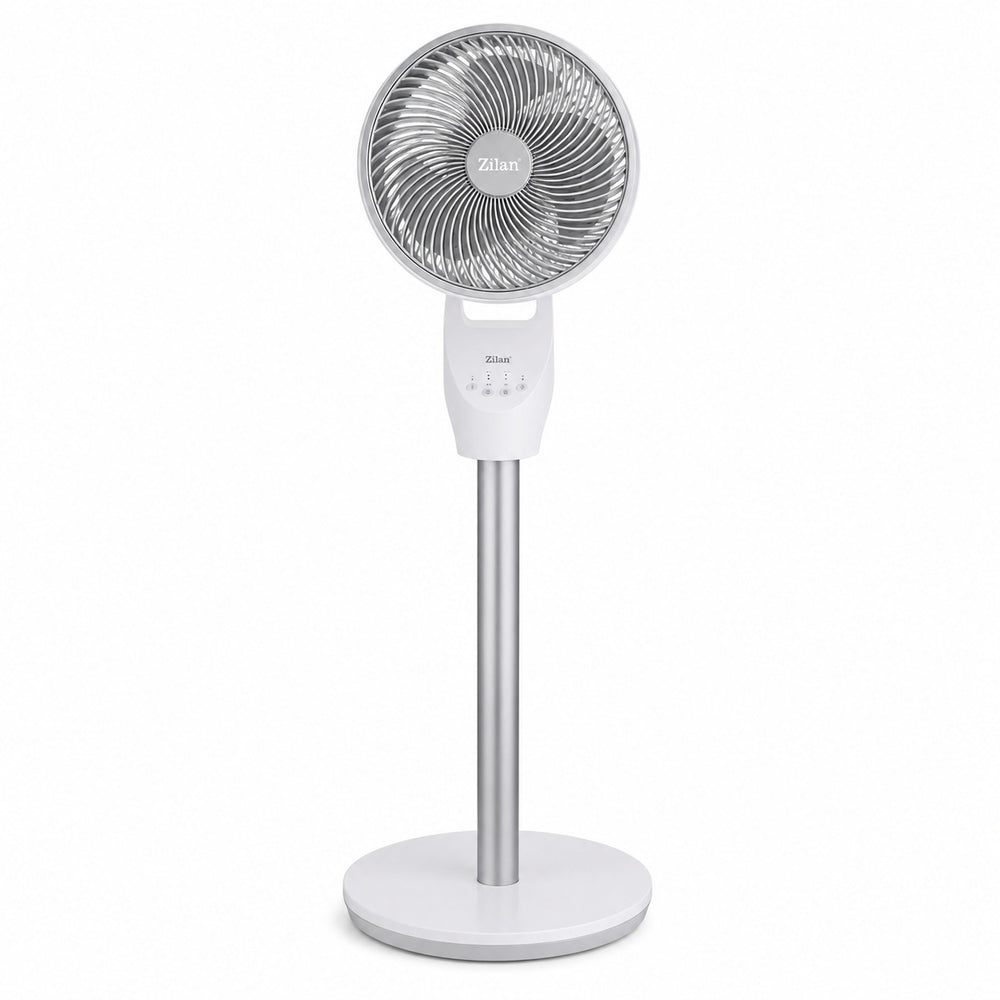 Ventilator de aer Zilan ZLN1016, 60W, 3 trepte viteza, timer, telecomanda, negru
