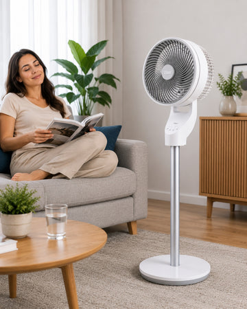 Ventilator de aer Zilan ZLN1016, 60W, 3 trepte viteza, timer, telecomanda, negru