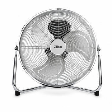 Ventilator inox cu suport Zilan ZLN2348, 50W, 36 cm, 3 viteze, argintiu