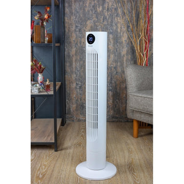 Ventilator turn Zilan ZLN1023, LED, Timer 12h, 3 trepte, 3 moduri, 60W, oscilatie 60°
