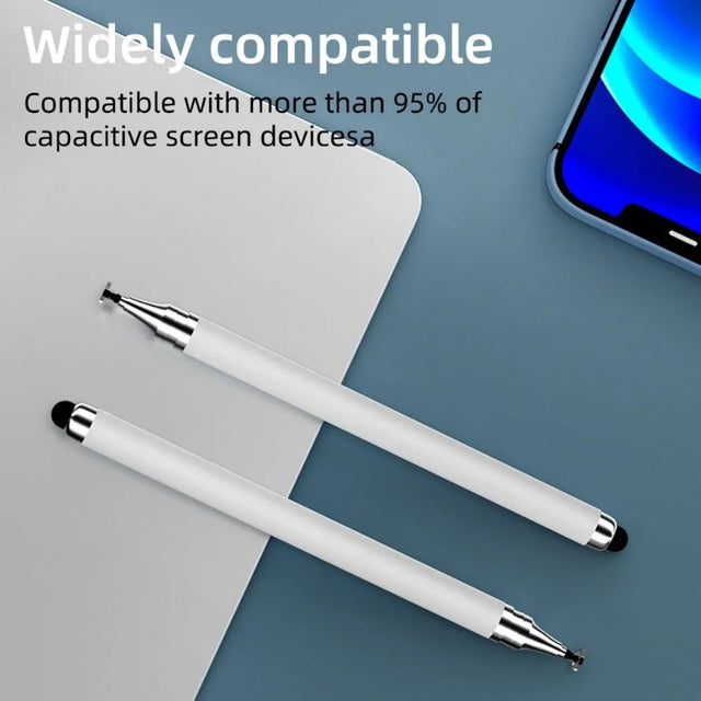 Stylus XO ST-07, Capacitativ, 3 in 1, Touch Sensitive, Universal - Alb