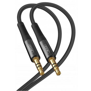 Cablu Audio XO NB-R175A, Jack 3.5mm M la Jack 3.5mm M, 1m - Negru