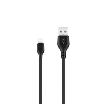 Cablu Date si Incarcare XO NB103, USB-A la USB-C, 2.1A, 2m - Negru