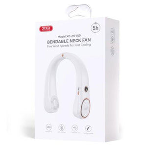 Cooler XO MF100, pentru Gat, Curved Fan, 1200mAh, 5 Viteze - Alb
