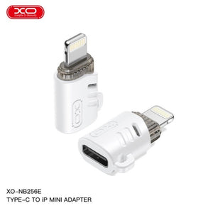 Adaptor OTG Transfer XO NB256F, MicroUSB la Lightning - Alb