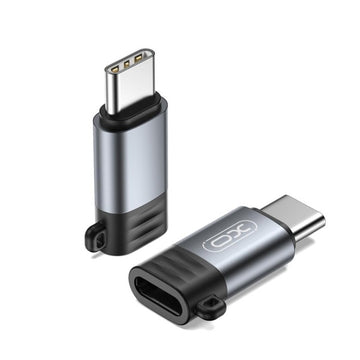 Adaptor OTG Transfer/Incarcare XO NB263A, Lightning la USB-C, PD27W, QC3.0 - Gri inchis