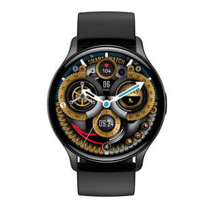 Ceas SmartWatch XO J5, Amoled, BT 5.0, 260mAh, Screen Pearl, Round Sport - Negru