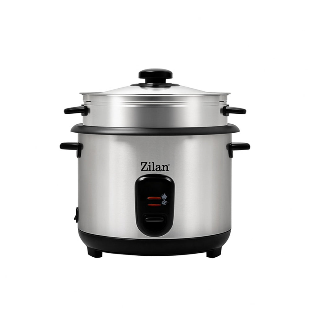 Zilan Aparat de gatit ZLN9570 2 in 1, 500 W, 1.5 L, gatit orez si abur, inox
