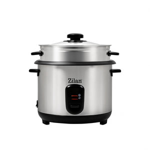 Zilan Aparat de gatit ZLN9570 2 in 1, 500 W, 1.5 L, gatit orez si abur, inox