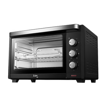 Zilan Cuptor electric ZLN1017 ROJIN, 1600 W, 35 L, convectie, temperatura reglabila, timer 60 min, negru